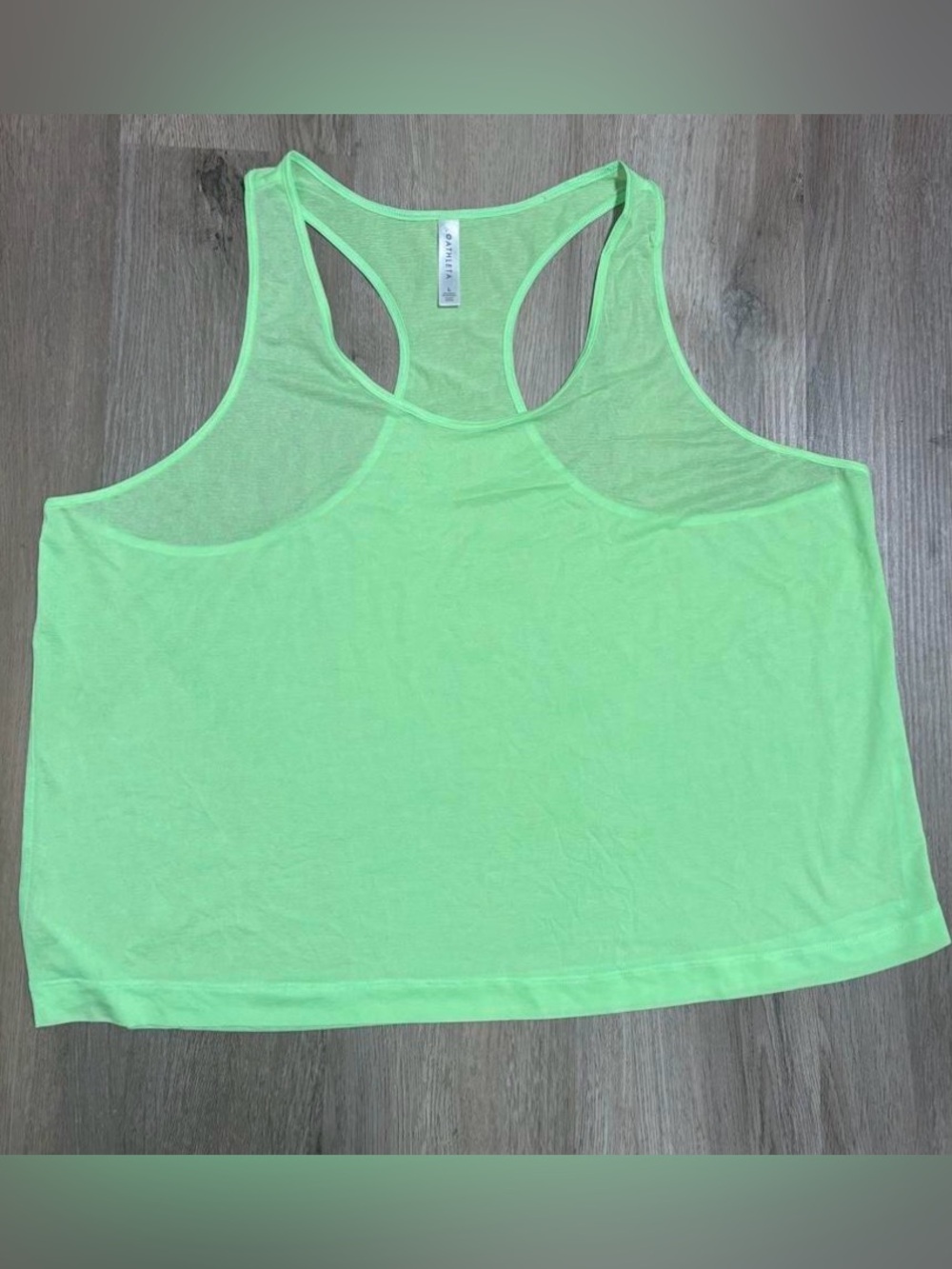 Neon Green Athleta Racerback Tank